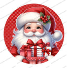 Shop For Red White Peppermint Santa Claus Sign