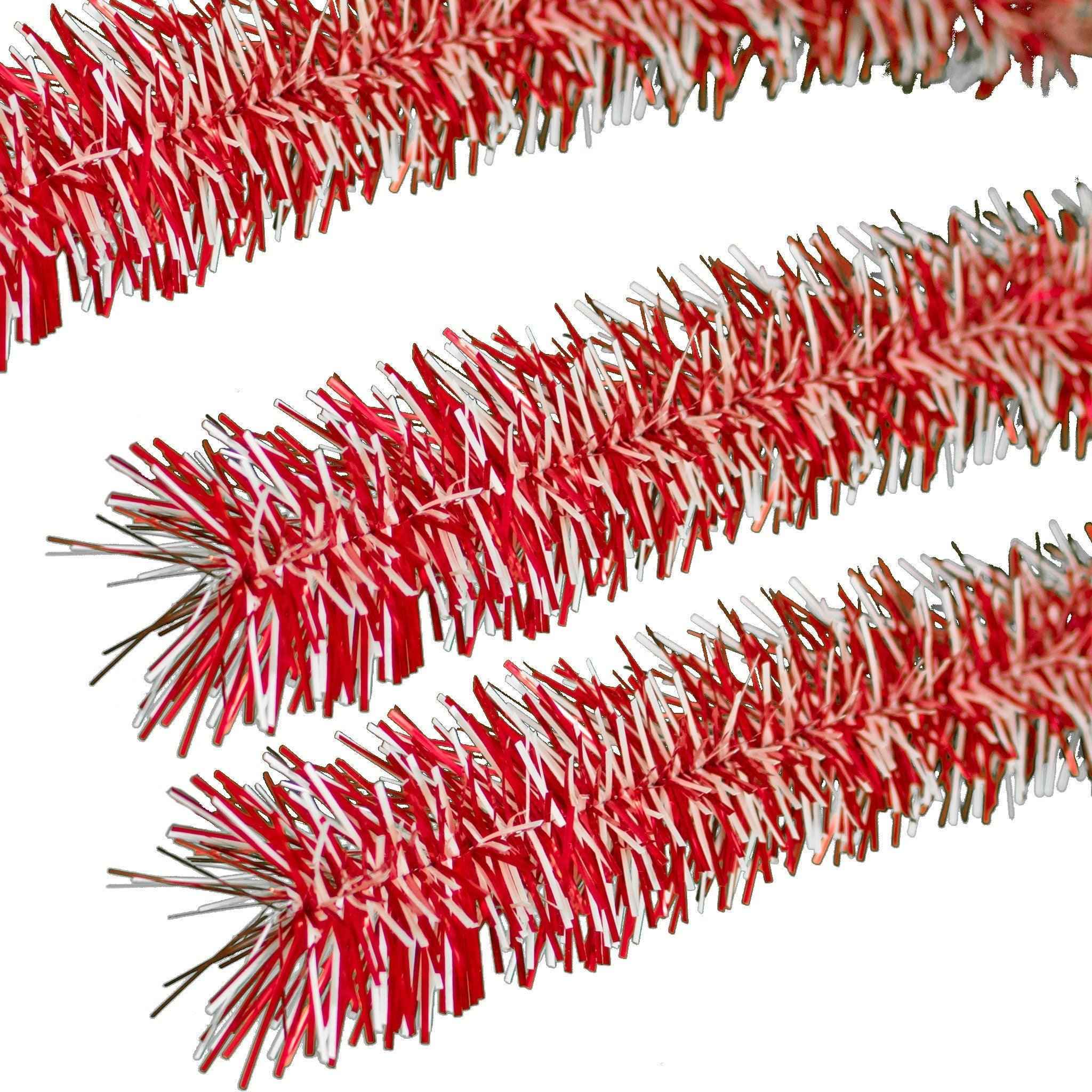 Shop For Red & White Tinsel Garland