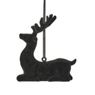 Shop For Resin Flocked Deer Ornament (Set of 2)