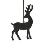 Shop For Resin Flocked Deer Ornament (Set of 2)
