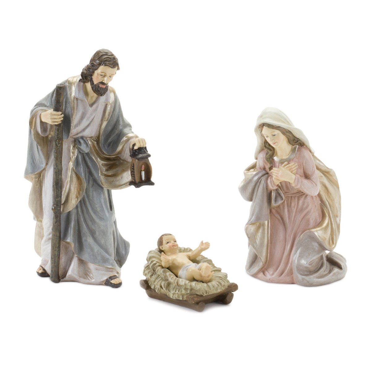 Shop For Resin Holy Family Nativity Figurines (Set of 3) at Michelle's aDOORable Creations