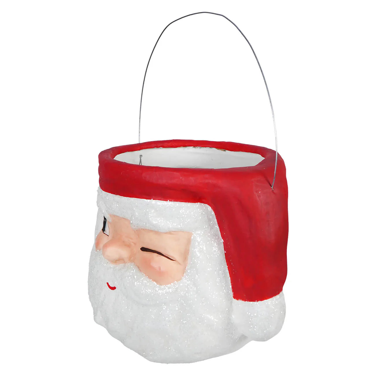 Shop For Retro Winking Santa Bucket