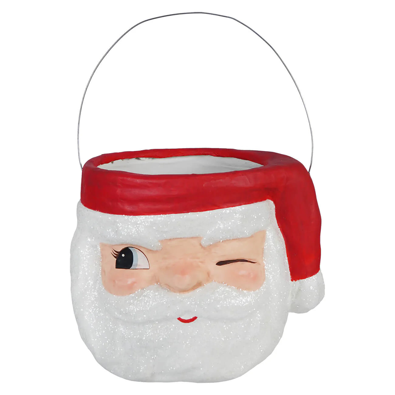 Shop For Retro Winking Santa Bucket