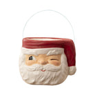 Shop For Retro Winking Santa Bucket by Bethany Lowe Designs