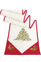 Shop For Ribbon Embroidered Tree and Wreath Table Runner (Set of 2) at Michelle's aDOORable Creations