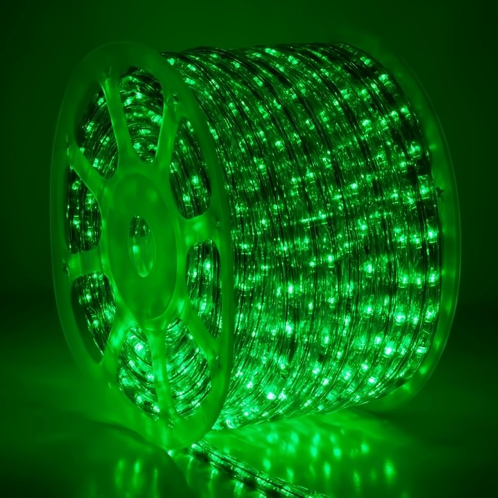 Shop For Rope Light, Green, 1/2" LED, 150' Spool