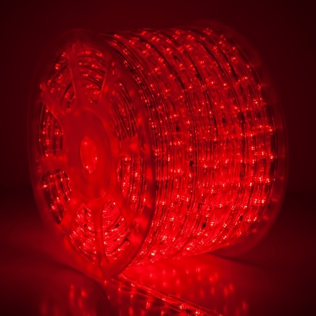 Shop For Rope Light, Red, 1/2" LED, 150' Spool