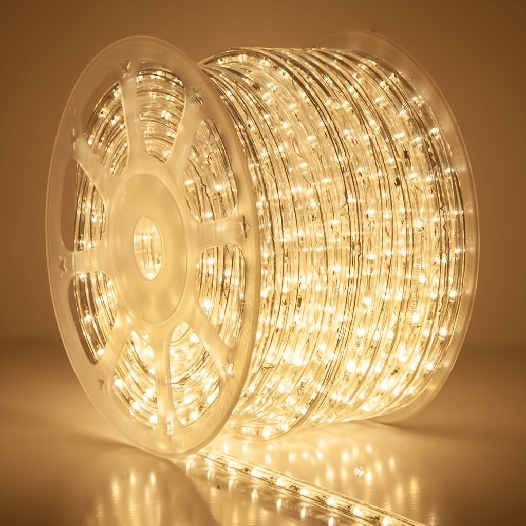 Shop For Rope Light, Warm White, 1/2" LED, 150' Spool