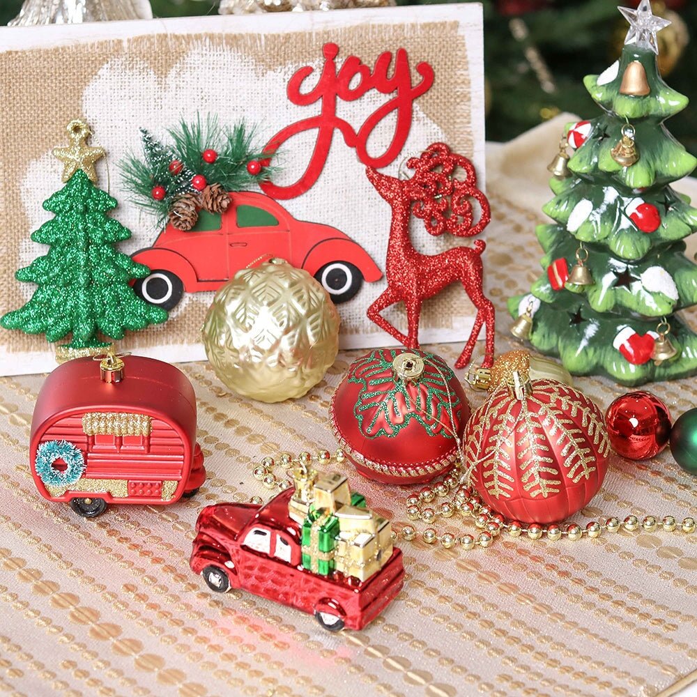 Shop For Rustic Christmas Ornament Bauble, 60 Piece Set
