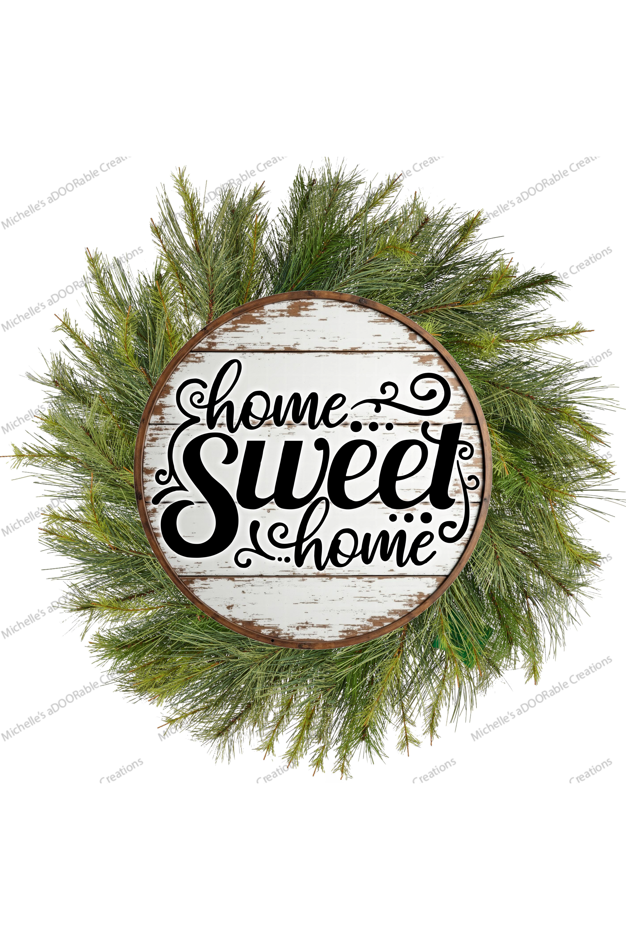 Shop For Rustic Home Sweet Home Round Sign