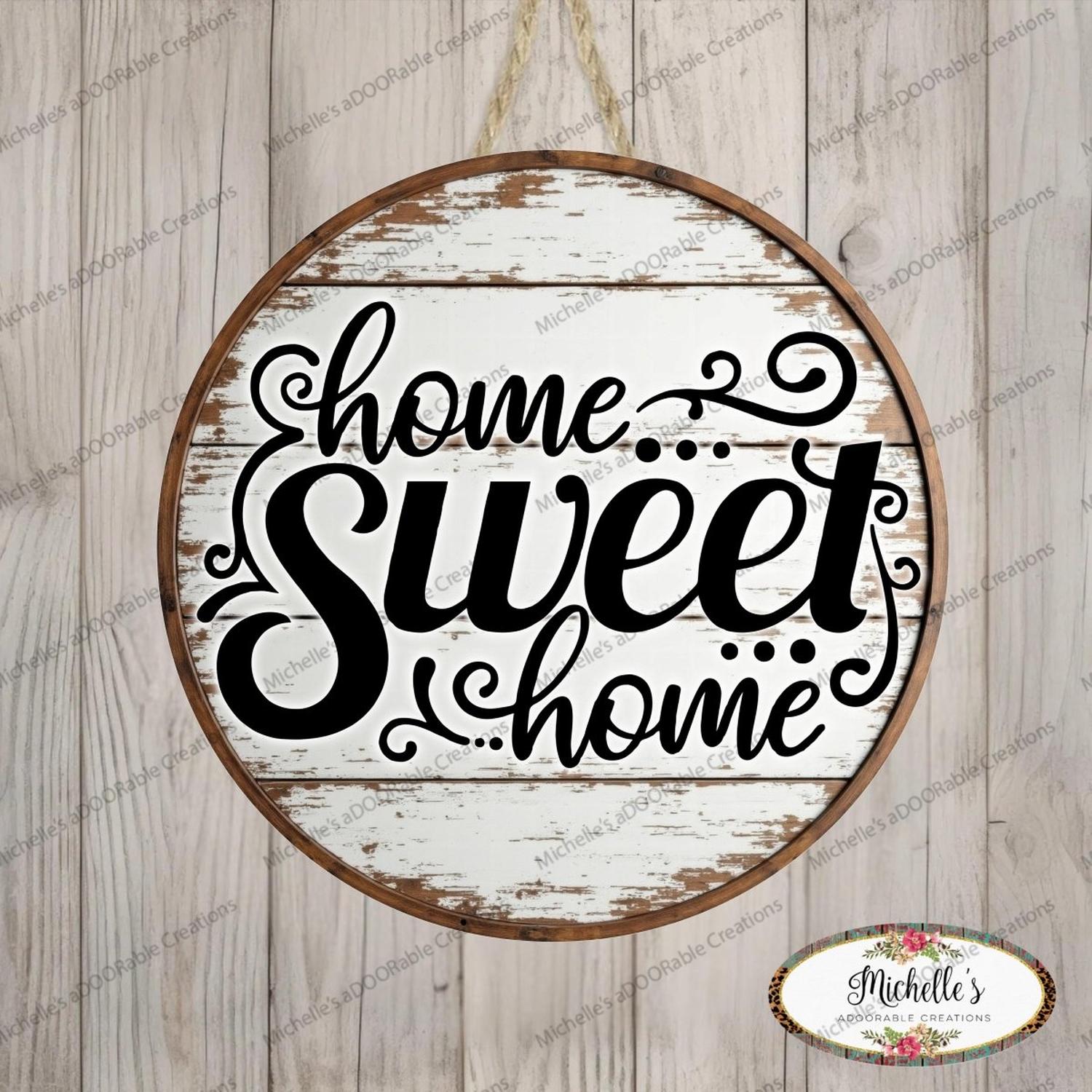 Shop For Rustic Home Sweet Home Round Sign