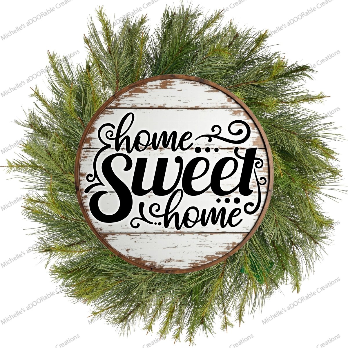 Shop For Rustic Home Sweet Home Round Sign