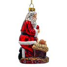 Shop For Santa and Baby Jesus Handblown Glass Ornament