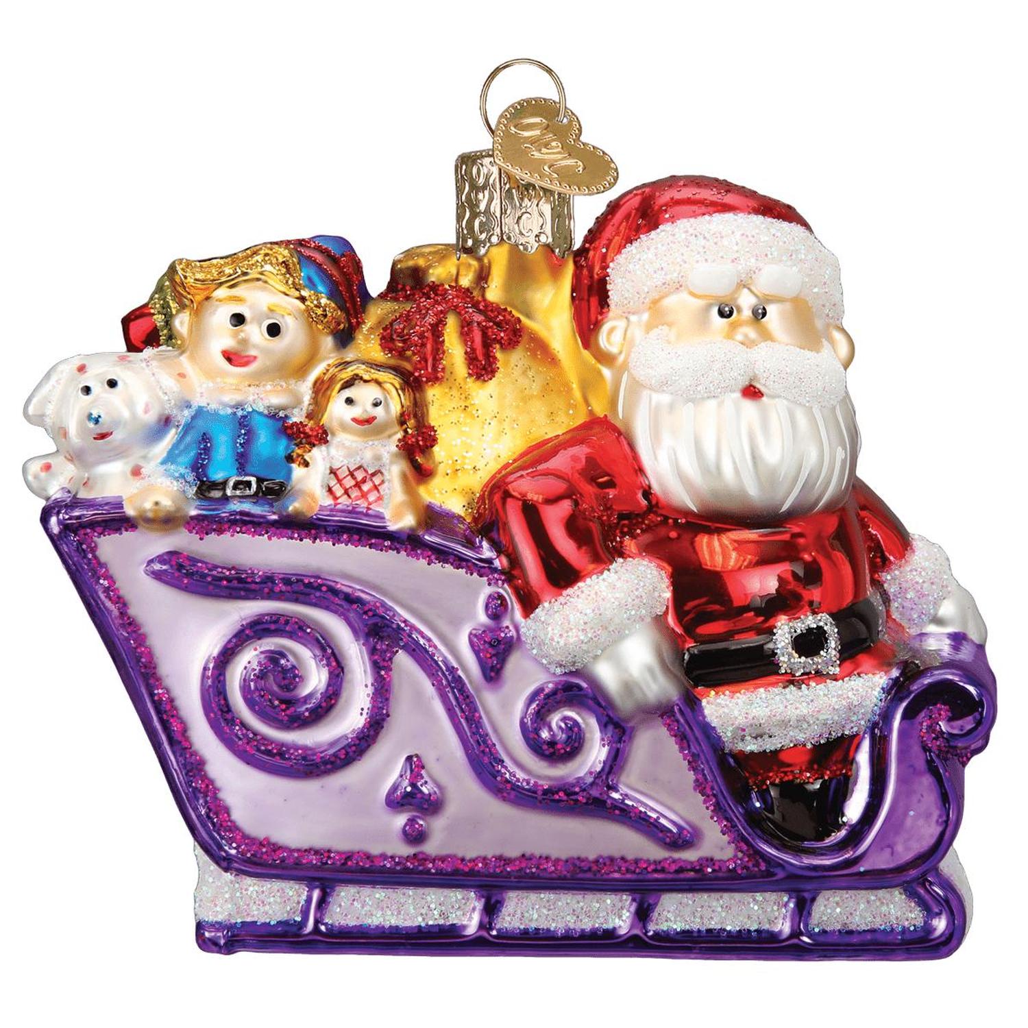 Santa And Friends Ornament