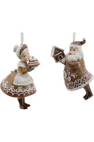 Shop For Santa and Mrs. Claus Gingerbread Ornaments