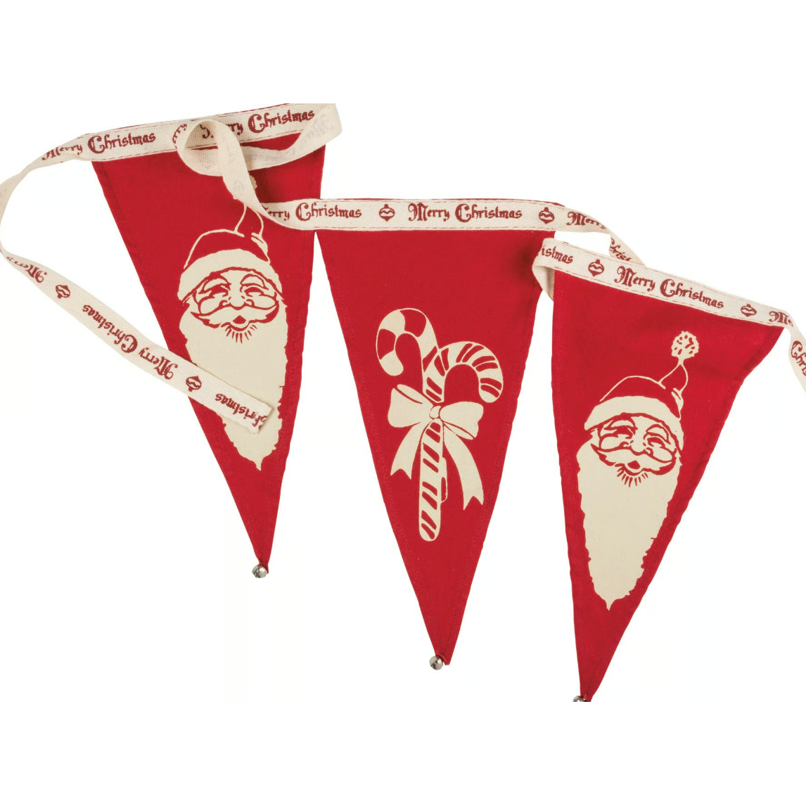 Shop For Santa & Candy Canes Felt Pennant Banner