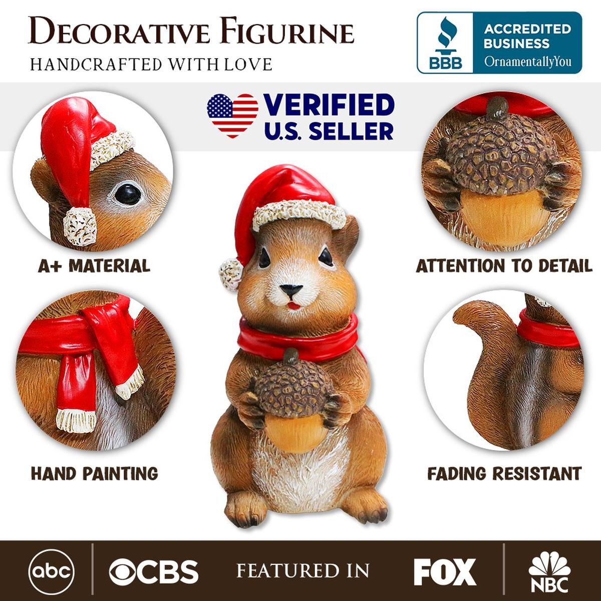 Shop For Santa Chipmunk Christmas Figurine