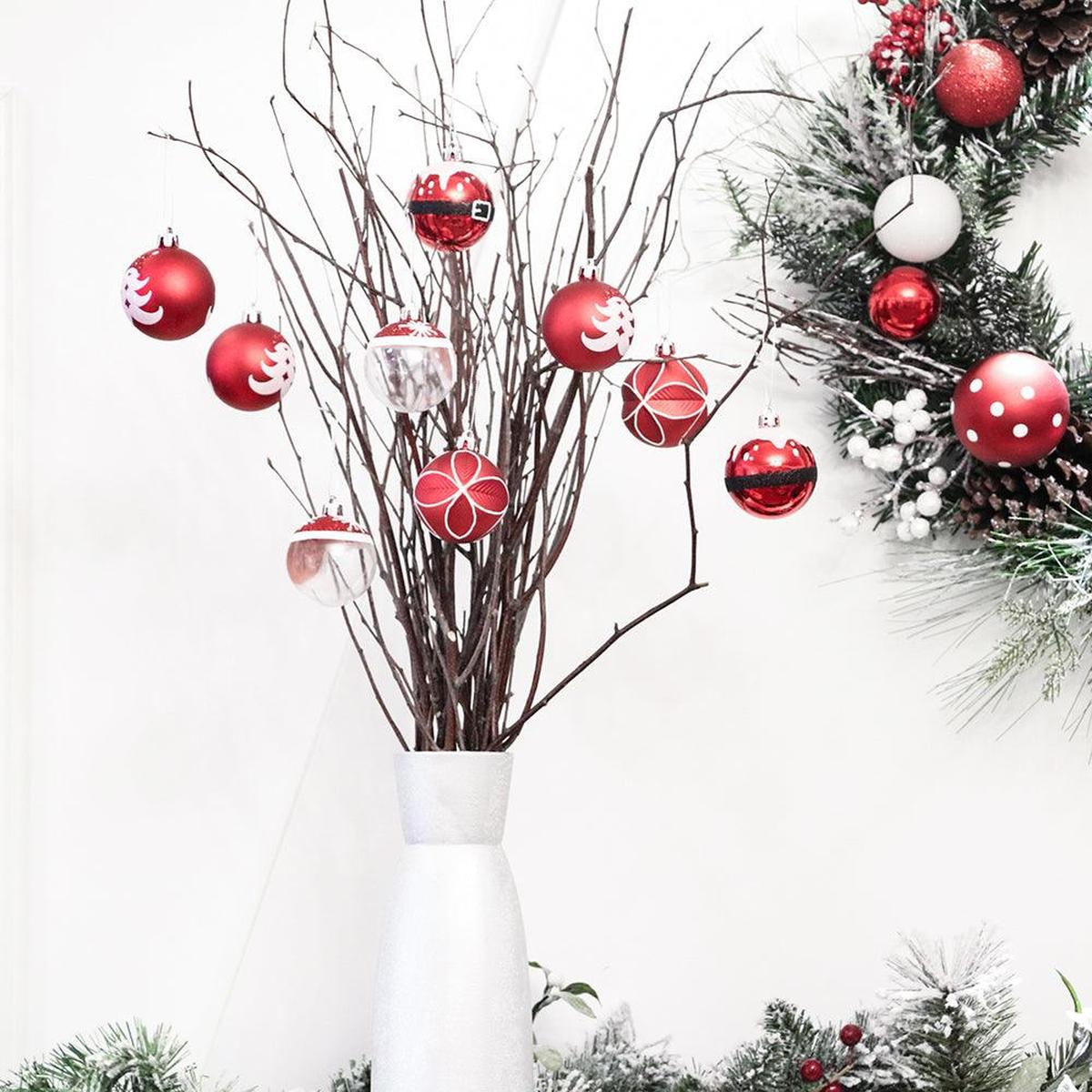 Shop For Santa Claus Round Ornament Bundle, Set of 9