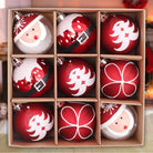 Shop For Santa Claus Round Ornament Bundle, Set of 9