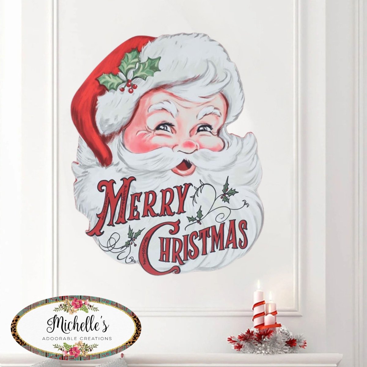 Shop For Santa Face Wall Hanging