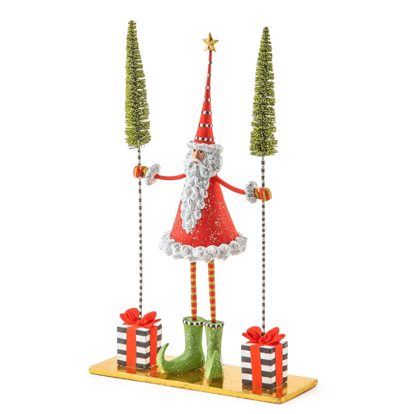 Shop For Santa Gift Tree Figure by Patience Brewster