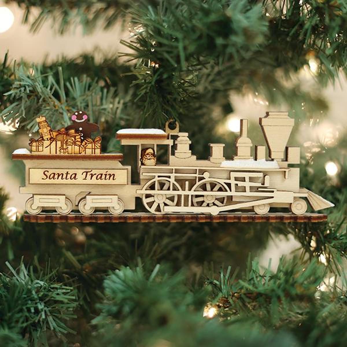 Shop For Santa Train Ornament