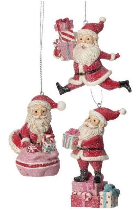 Shop For Santa with Gifts Ornaments (Set of 3)