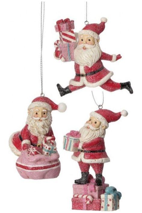 Shop For Santa with Gifts Ornaments (Set of 3)