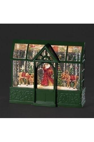 Shop For Santa With Reindeer Lighted Water Greenhouse Lantern at Michelle's aDOORable Creations