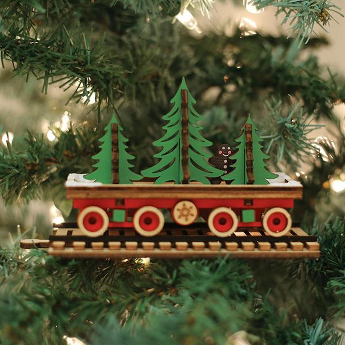 Shop For Santa's NP Express Flat Car
