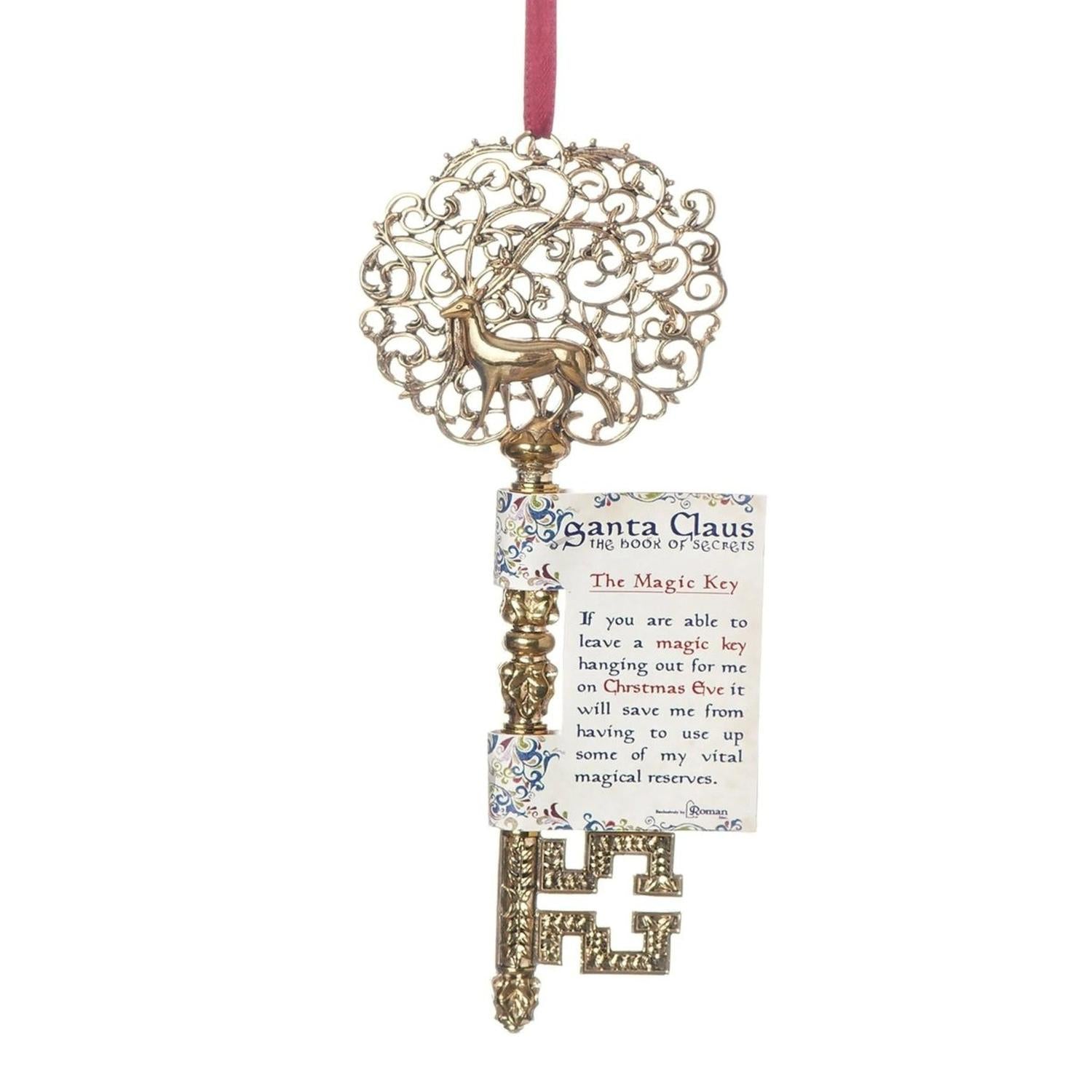 Santa's Secret Key Ornament