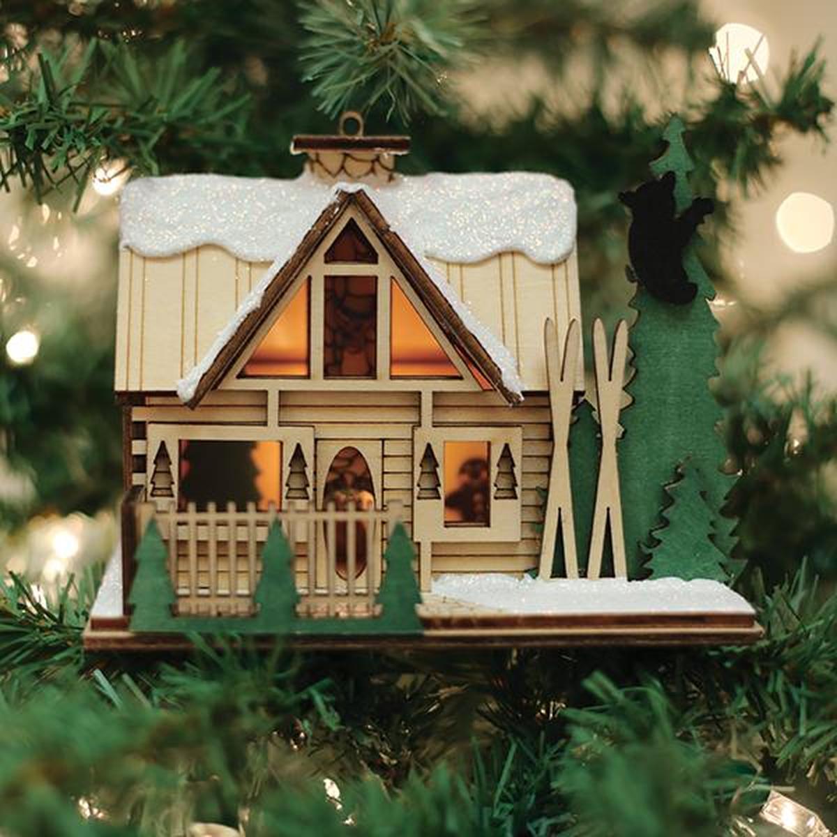 Shop For Santa's Ski Lodge Ornament