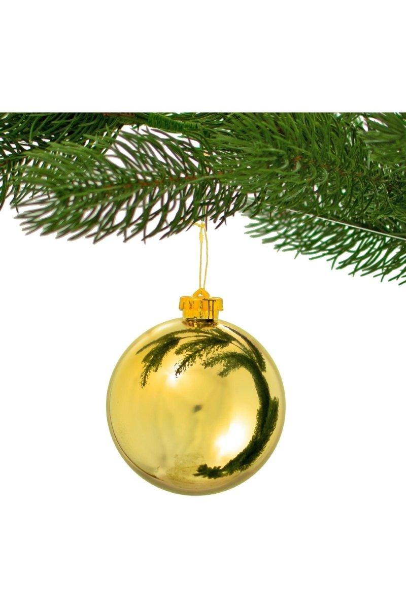 Shop For Shiny Gold Ball Ornaments (Bulk Sets) at Michelle's aDOORable Creations