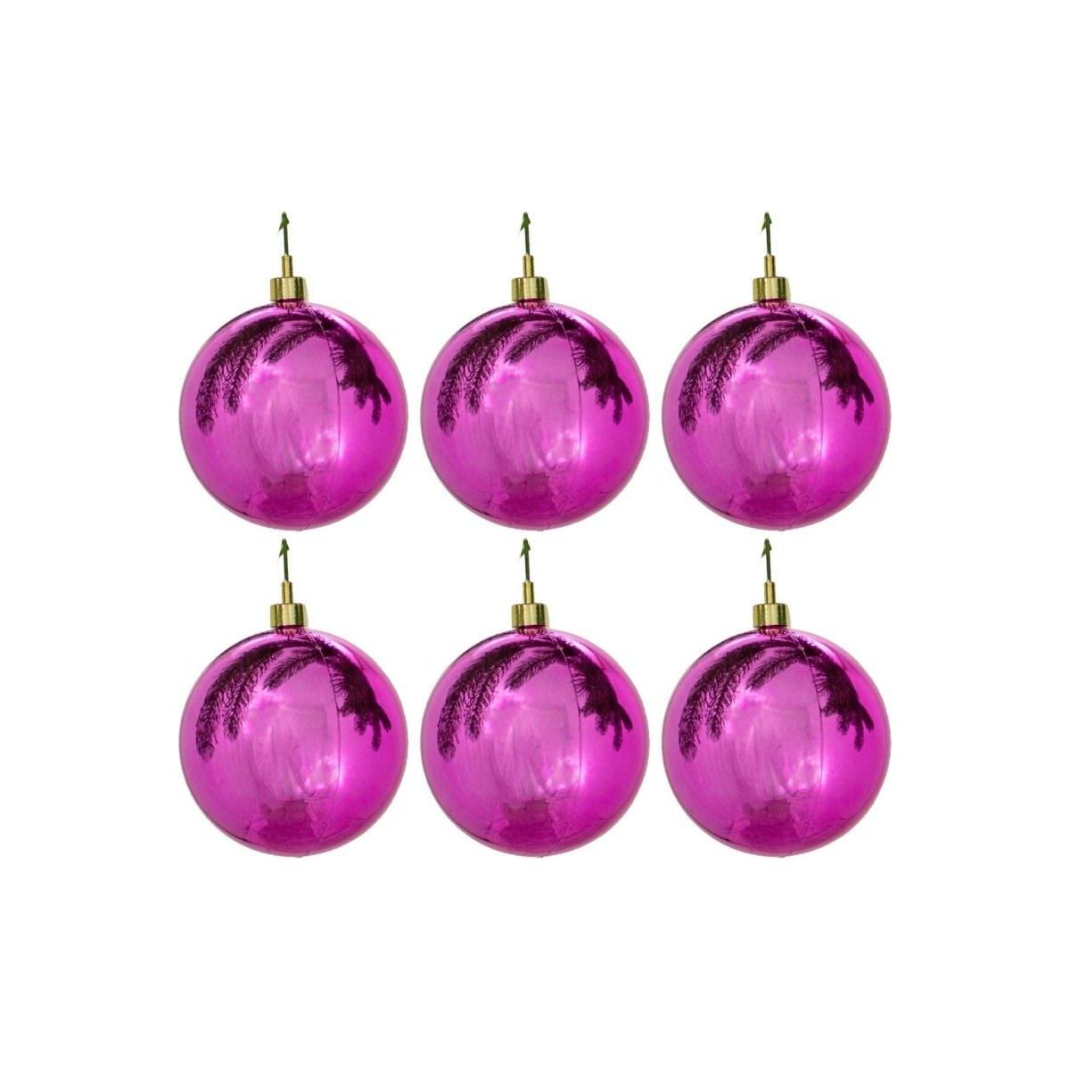 Shop For Shiny Pink Ball Ornaments (Bulk Sets) at Michelle's aDOORable Creations