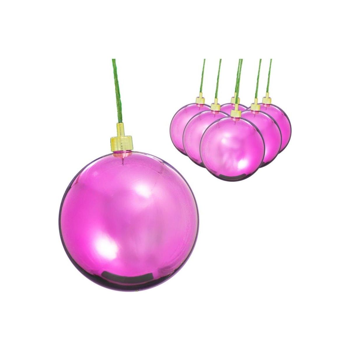 Shop For Shiny Pink Ball Ornaments (Bulk Sets) at Michelle's aDOORable Creations