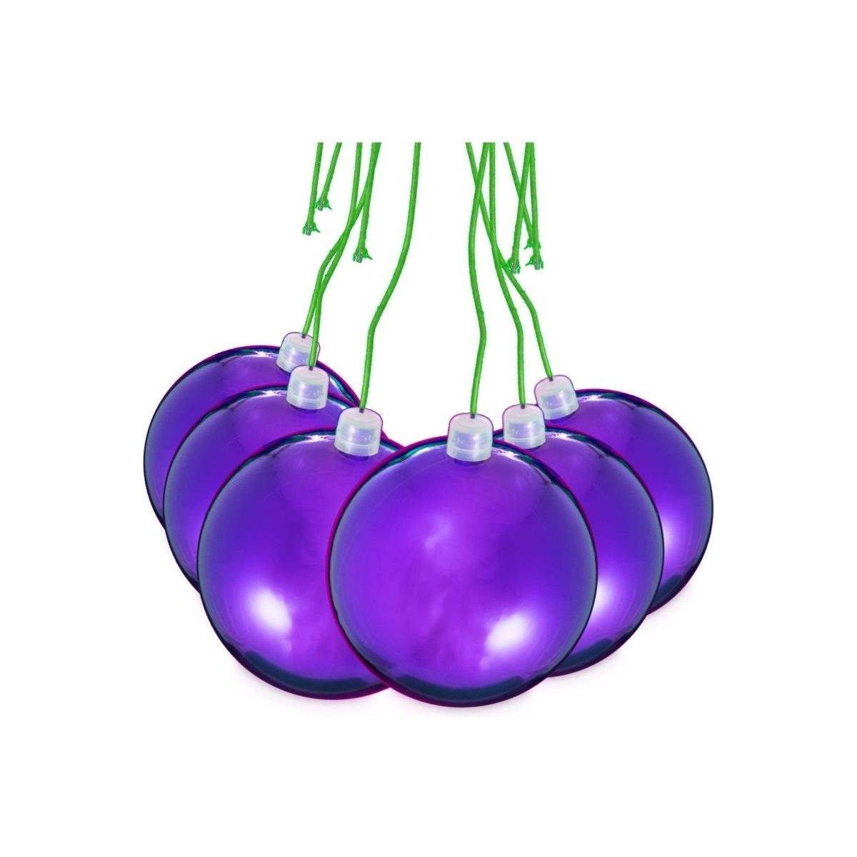 Shop For Shiny Purple Ball Ornaments (Bulk Sets) at Michelle's aDOORable Creations
