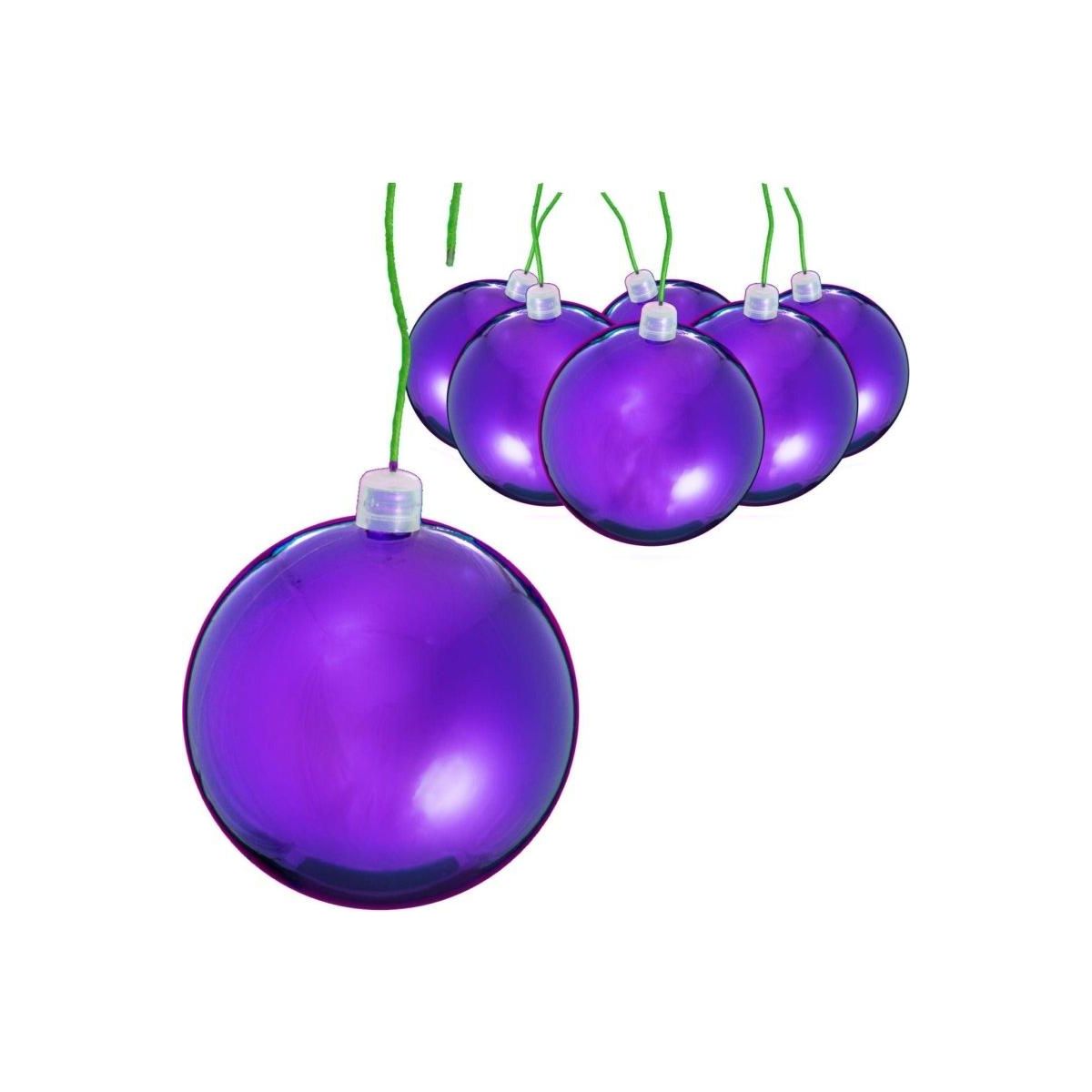 Shop For Shiny Purple Ball Ornaments (Bulk Sets) at Michelle's aDOORable Creations