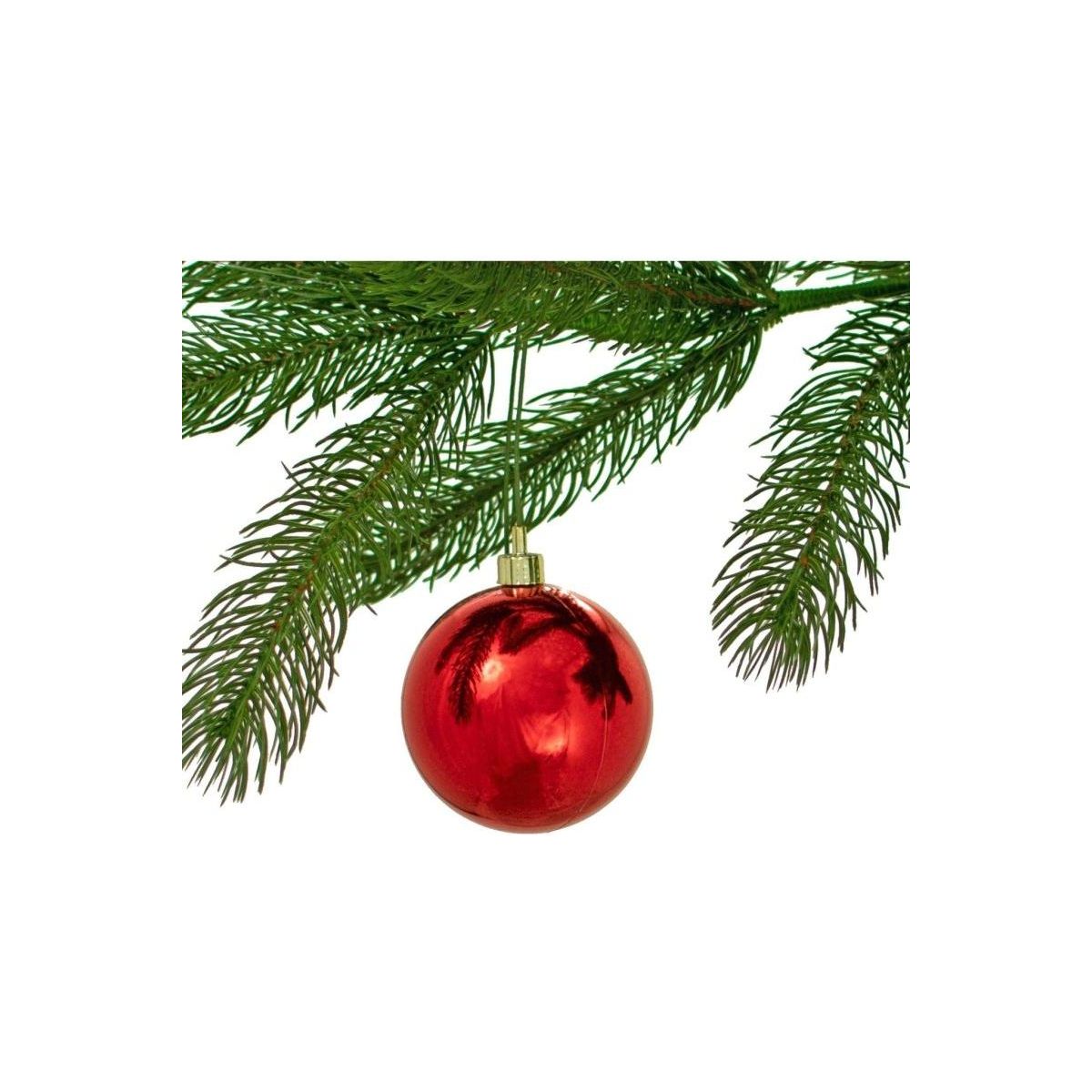 Shop For Shiny Red Ball Ornaments at Michelle's aDOORable Creations