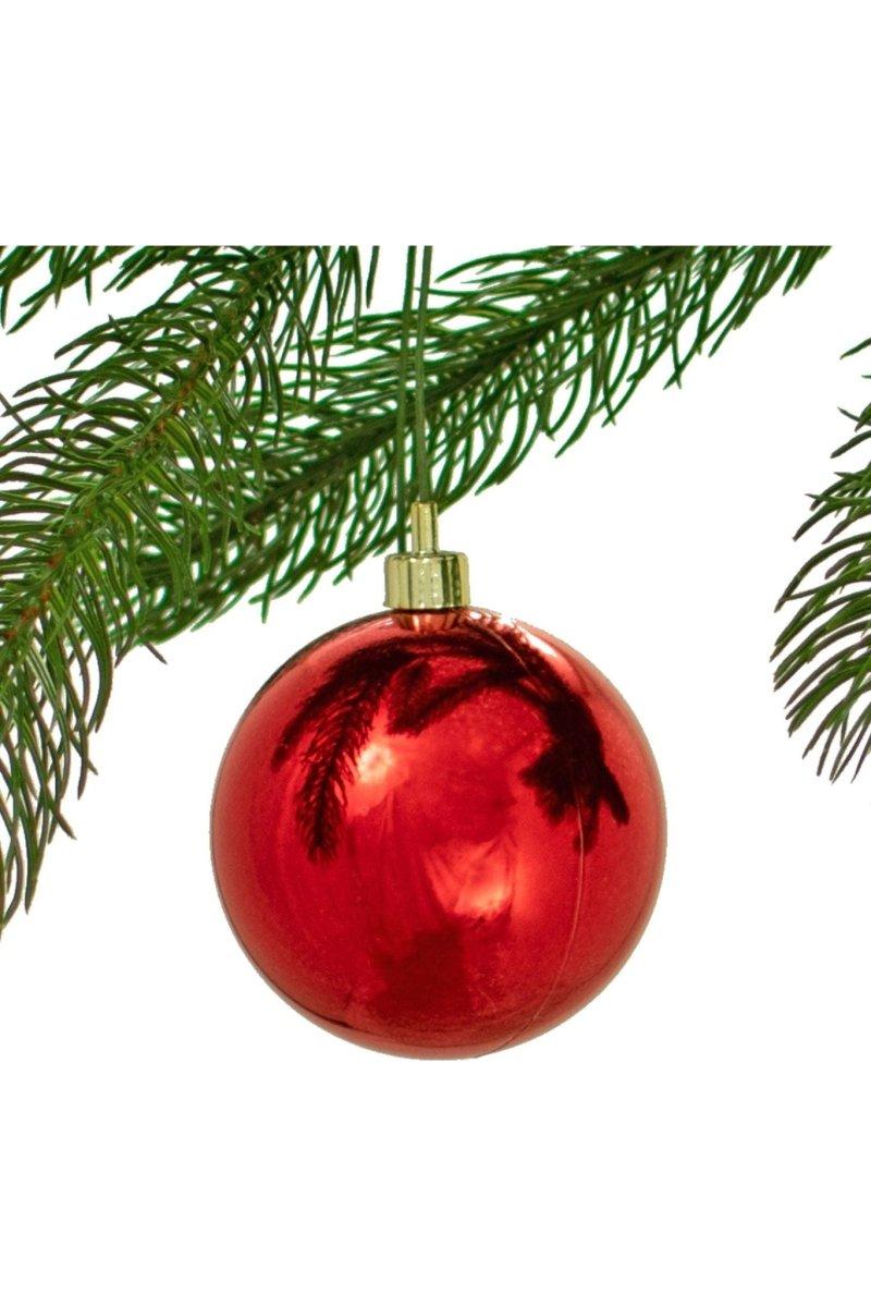 Shop For Shiny Red Ball Ornaments at Michelle's aDOORable Creations