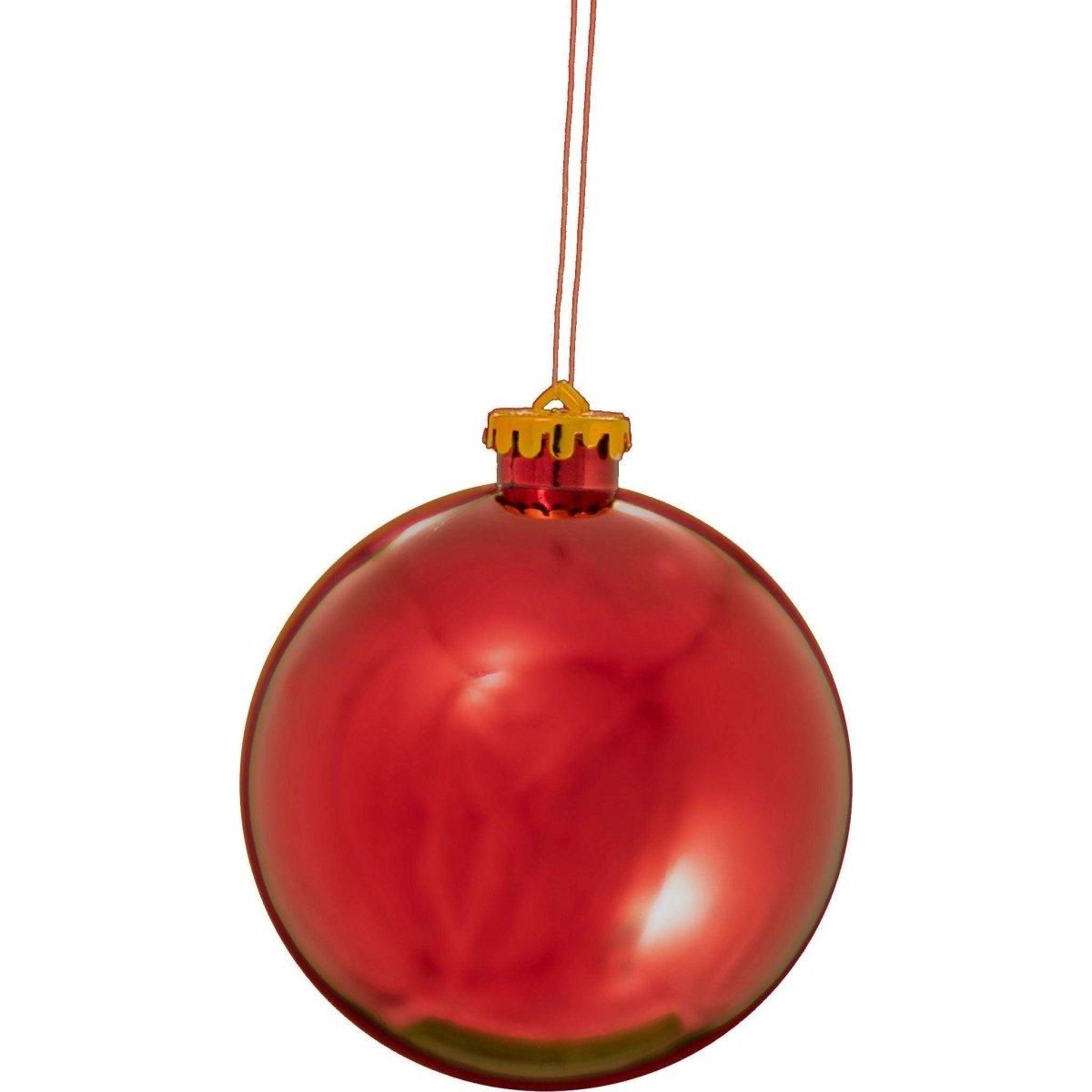 Shop For Shiny Red Ball Ornaments at Michelle's aDOORable Creations