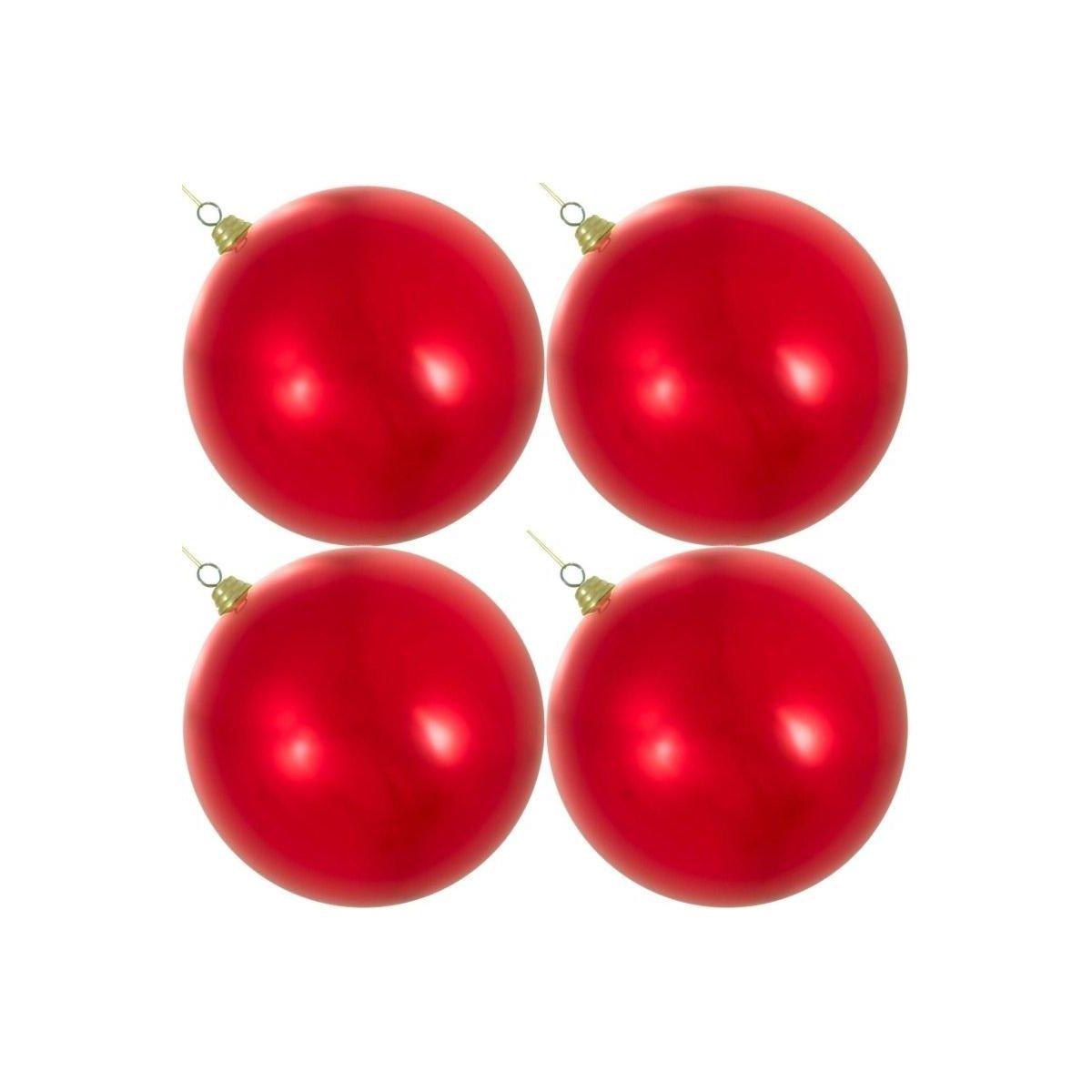Shop For Shiny Red Ball Ornaments at Michelle's aDOORable Creations