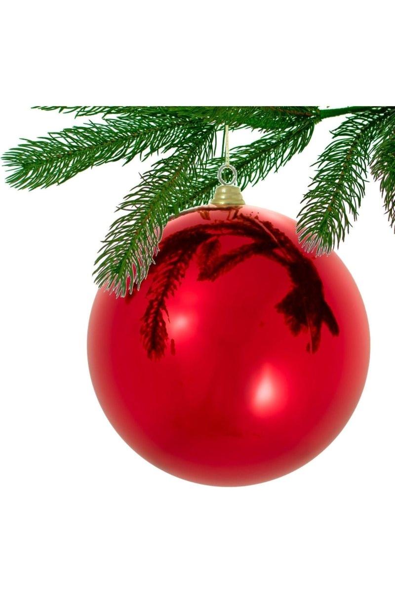 Shop For Shiny Red Ball Ornaments at Michelle's aDOORable Creations