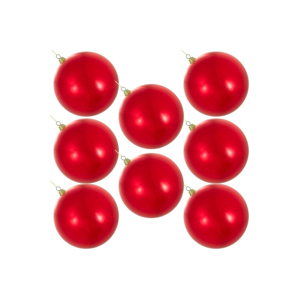 Shop For Shiny Red Ball Ornaments at Michelle's aDOORable Creations