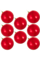 Shop For Shiny Red Ball Ornaments at Michelle's aDOORable Creations