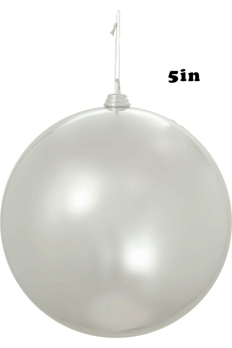 Shop For Shiny Silver Ball Ornaments (Bulk Sets)