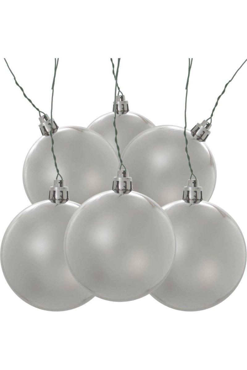 Shop For Shiny Silver Ball Ornaments (Bulk Sets)