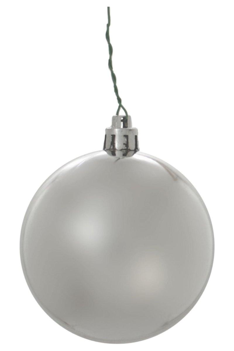 Shop For Shiny Silver Ball Ornaments (Bulk Sets)