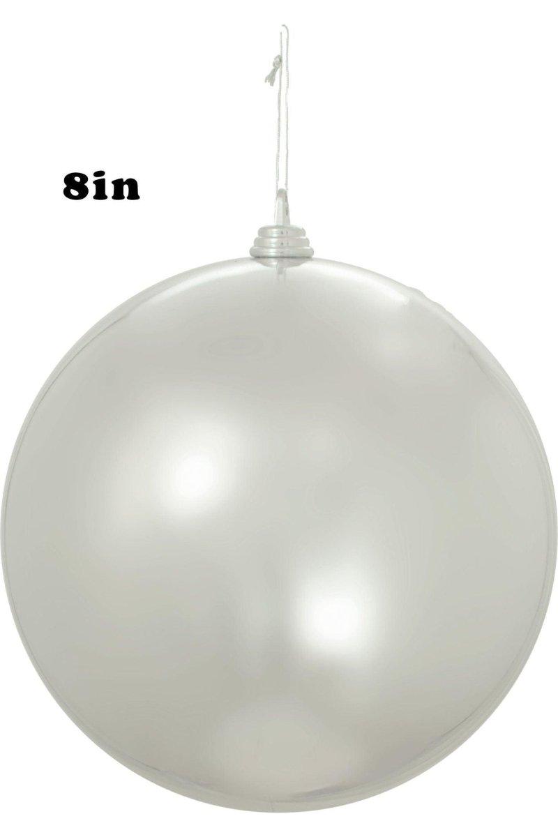 Shop For Shiny Silver Ball Ornaments (Bulk Sets)