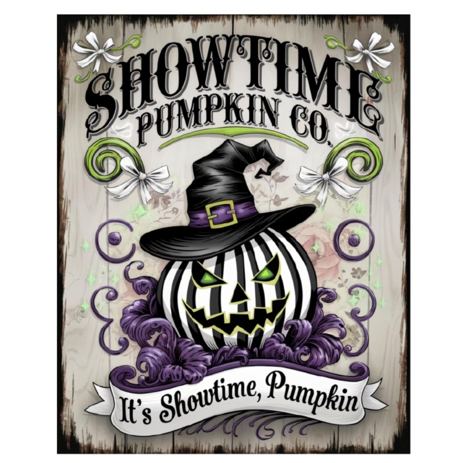 Showtime Pumpkin Co Halloween Sign