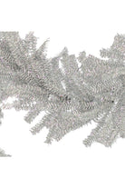 Shop For Silver 1" Brush Christmas Garland